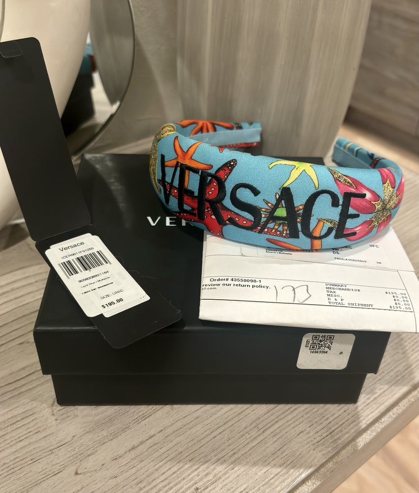 Versace headband/ brand new - sold out everywhere